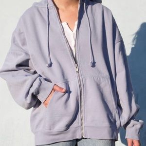 Brandy Melville Periwinkle Christy Oversized Hoodie